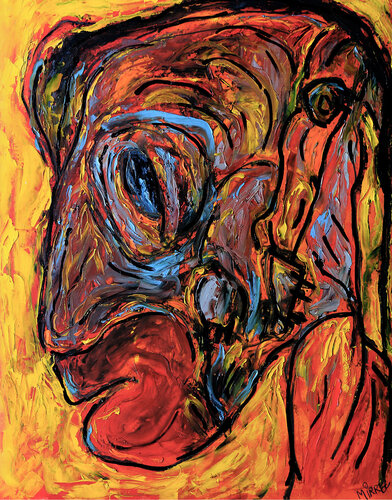 Migrant van Jean Mirre, Schilderij te koop op Singulart