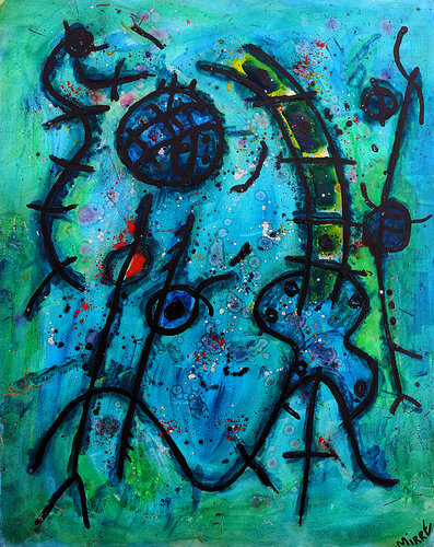 Platonic city van Jean Mirre, Schilderij te koop op Singulart