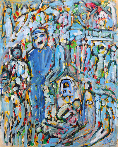 Political mess di Jean Mirre, Pittura in vendita su Singulart