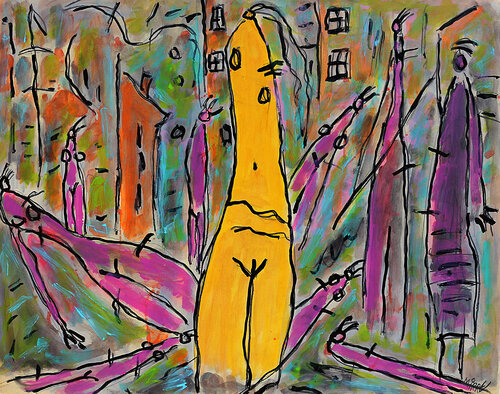 Allons z'enfants par Jean Mirre, Peinture en vente sur Singulart