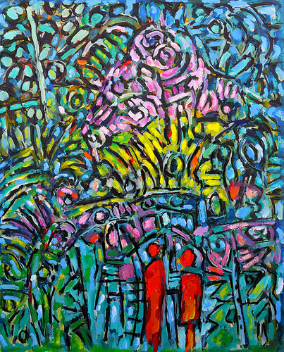 Zoo par Jean Mirre, Peinture en vente sur Singulart