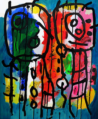Newlyweds van Jean Mirre, Schilderij te koop op Singulart