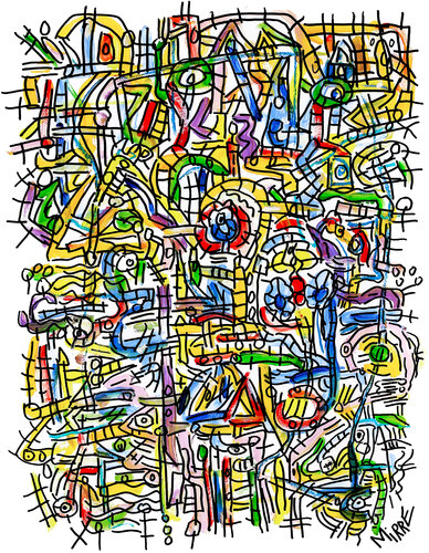 Purpose di Jean Mirre, Pittura in vendita su Singulart