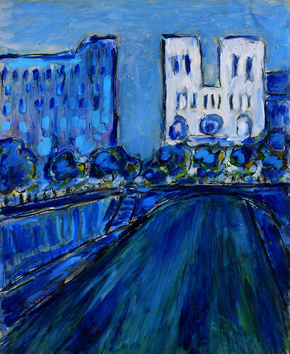 River flow von Jean Mirre, Malerei kaufen auf Singulart