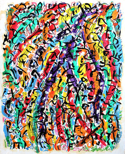Guest di Jean Mirre, Pittura in vendita su Singulart
