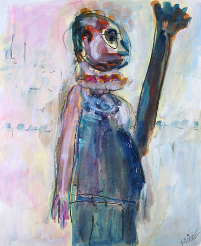 La femme du petit dictateur par Jean Mirre, Peinture en vente sur Singulart