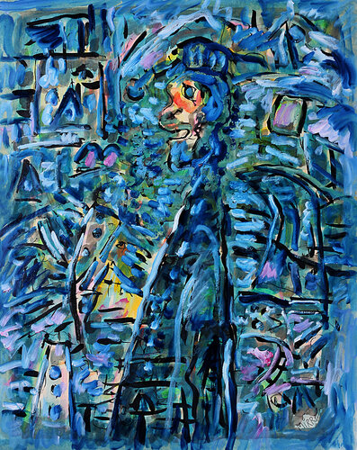 Ubu Roi von Jean Mirre, Malerei kaufen auf Singulart