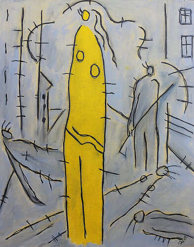 Commune van Jean Mirre, Schilderij te koop op Singulart