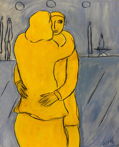 Le Balajo par Jean Mirre, Peinture en vente sur Singulart