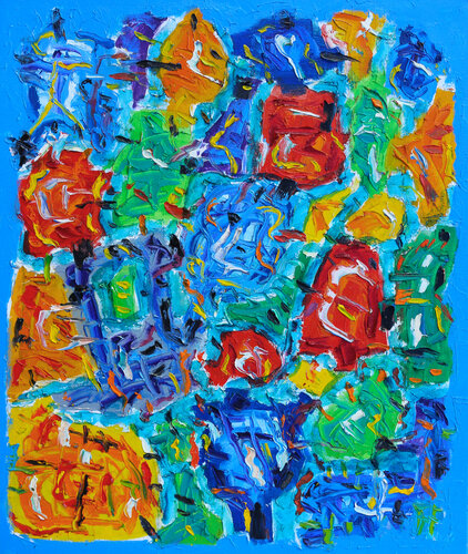 Flowers von Jean Mirre, Malerei kaufen auf Singulart