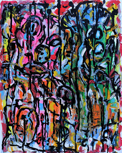 Social networks von Jean Mirre, Malerei kaufen auf Singulart