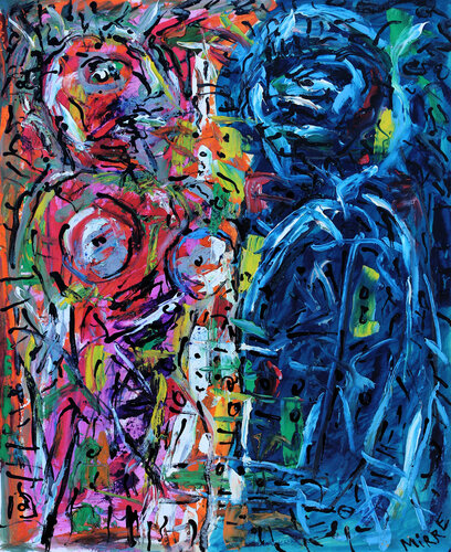 Vénus et Mars von Jean Mirre, Malerei kaufen auf Singulart