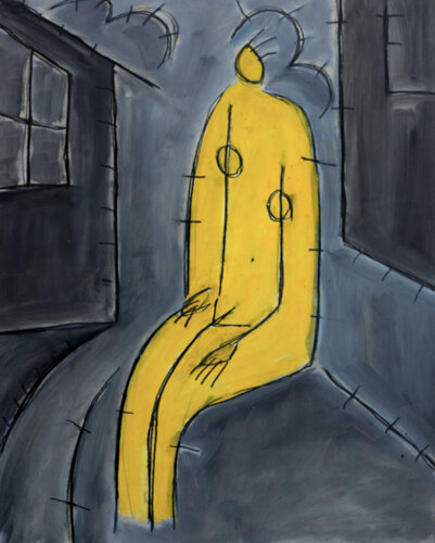 Anthracite par Jean Mirre, Peinture en vente sur Singulart