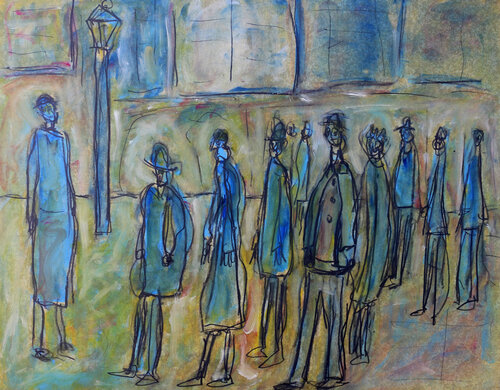 Week end in democracy von Jean Mirre, Malerei kaufen auf Singulart