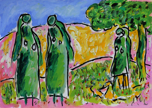 Apparition by Jean Mirre, 회화 for Sale on Singulart