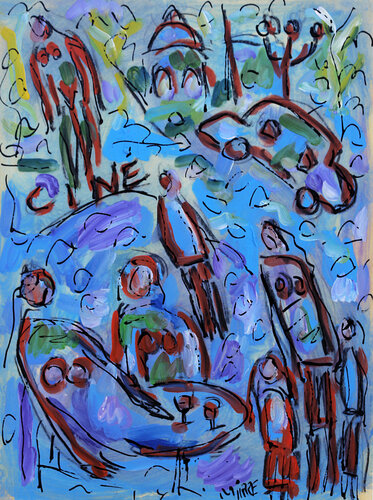 After film di Jean Mirre, Pittura in vendita su Singulart