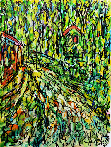 Milly la forêt by Jean Mirre, Painting for Sale on Singulart