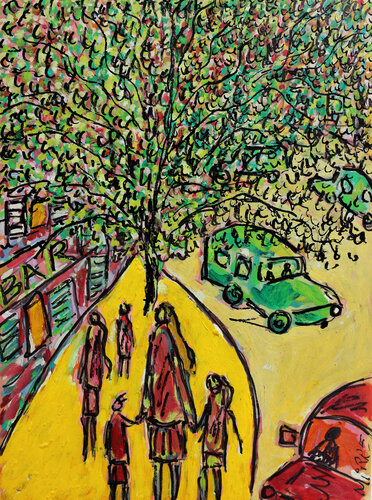 Mairie des Lilas van Jean Mirre, Schilderij te koop op Singulart