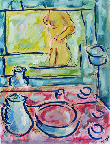 Miroir von Jean Mirre, Malerei kaufen auf Singulart