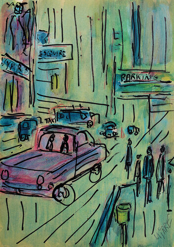 Esquire di Jean Mirre, Pittura in vendita su Singulart