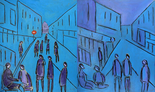 La vie interdite par Jean Mirre, Peinture en vente sur Singulart