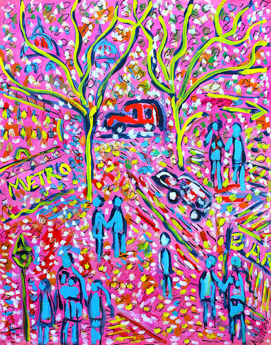 Maubert par Jean Mirre, Peinture en vente sur Singulart