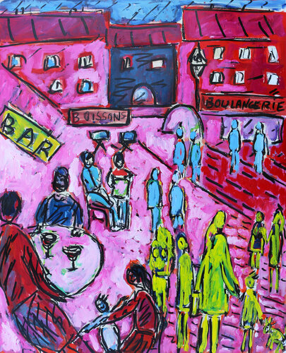 Simple life by Jean Mirre, Painting for Sale on Singulart