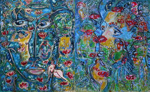 Rêveuse et rêveur Jean Mirre