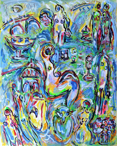 Vacances aux Caraïbes van Jean Mirre, Werk op papier te koop op Singulart