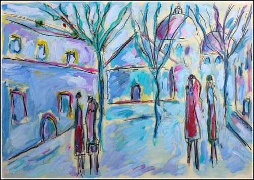 CHANSON D'AUTOMNE par Jean Mirre, Œuvre sur papier en vente sur Singulart