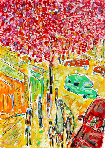 ANGLE DE RUE von Jean Mirre, Werk auf Papier kaufen auf Singulart