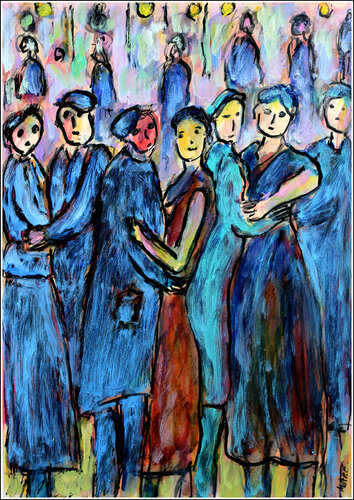 exNos ancêtres ouvriers van Jean Mirre, Werk op papier te koop op Singulart