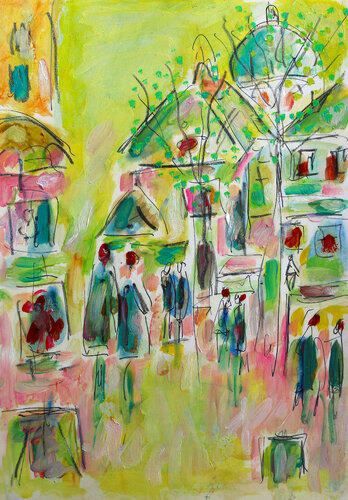 Paris des poètes von Jean Mirre, Werk auf Papier kaufen auf Singulart