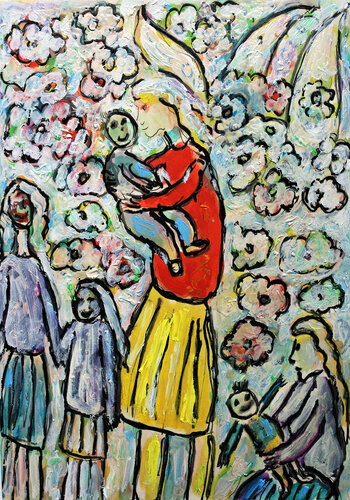 MOTHERS di Jean Mirre, Opera su carta in vendita su Singulart