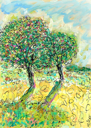 Aube von Jean Mirre, Werk auf Papier kaufen auf Singulart