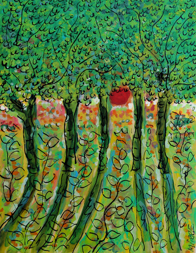 Crépuscule de Jean Mirre, Obra en papel a la venta en Singulart