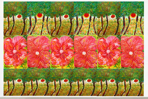 Promenons-nous dans les bois 1 van Jean Mirre, Schilderij te koop op Singulart