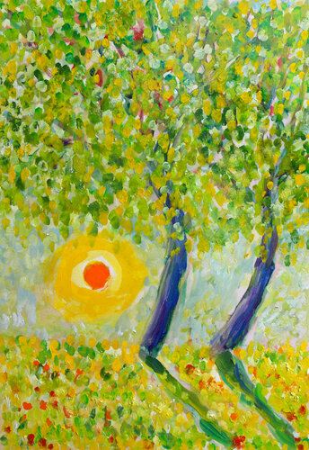 Hot summer's day van Jean Mirre, Werk op papier te koop op Singulart
