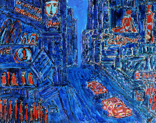 Yellow cab von Jean Mirre, Werk auf Papier kaufen auf Singulart