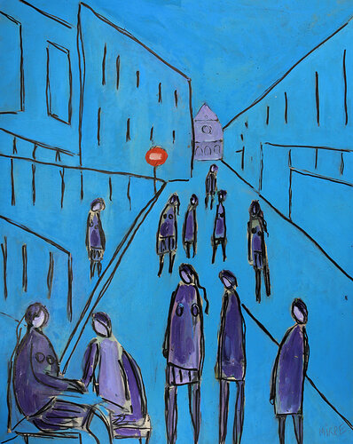 La cité interdite by Jean Mirre, Work on Paper for Sale on Singulart
