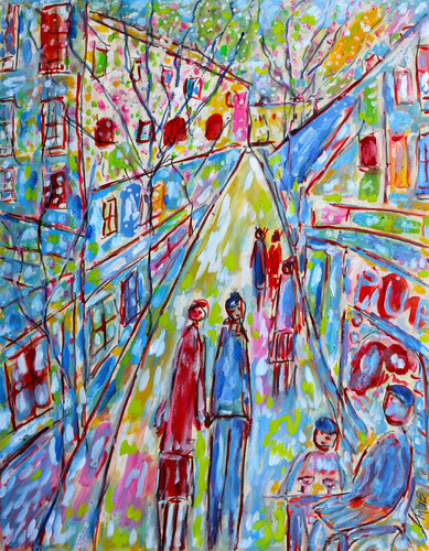 LOVE SONG by Jean Mirre, Work on Paper for Sale on Singulart