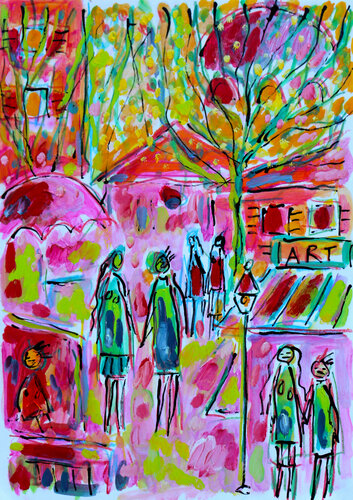 exART PREVAILS van Jean Mirre, Werk op papier te koop op Singulart