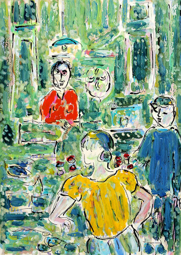 L'épicerie de Jean Mirre, Obra en papel a la venta en Singulart