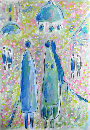 Love and Tenderness by Jean Mirre, Work on Paper for Sale on Singulart