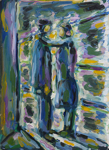 Night couple van Jean Mirre, Werk op papier te koop op Singulart
