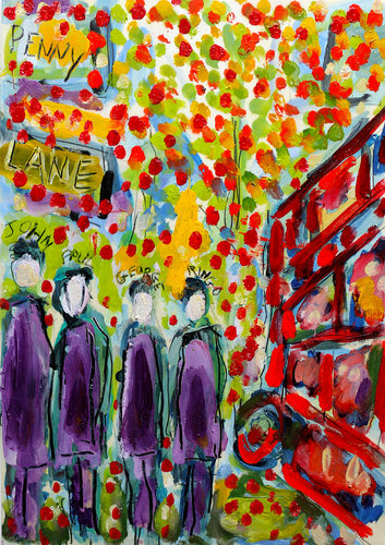 Penny Lane van Jean Mirre, Werk op papier te koop op Singulart