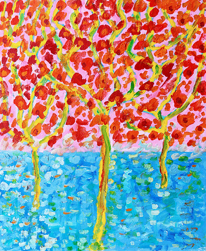 exHoliday dream van Jean Mirre, Schilderij te koop op Singulart