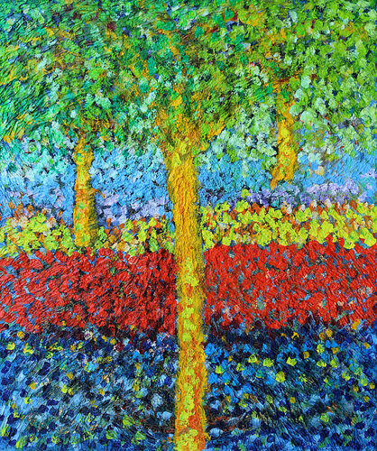 Palmeraie par Jean Mirre, Peinture en vente sur Singulart