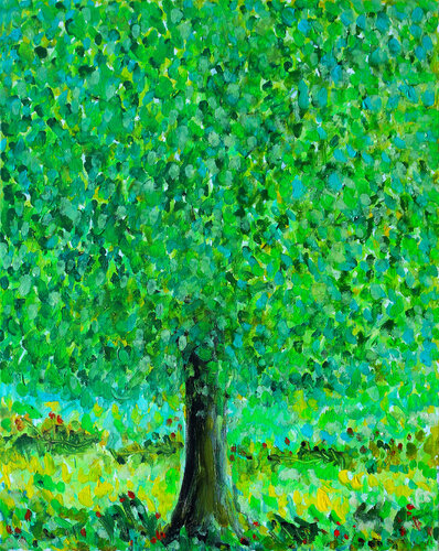 exFOREVER TREE par Jean Mirre, Peinture en vente sur Singulart