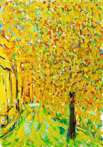 Mimosa di Jean Mirre, Pittura in vendita su Singulart